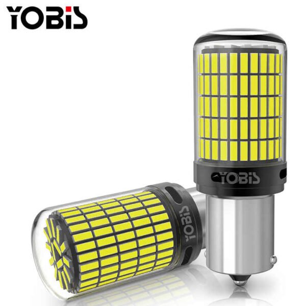 Yobis 150smd carro LED 1156 1157 7440 7443 canbus led luz de sinalização luz de freio - Imagem 7