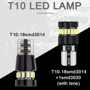 T10 W5W LED Largura Lâmpada para Lâmpadas de Estacionamento
