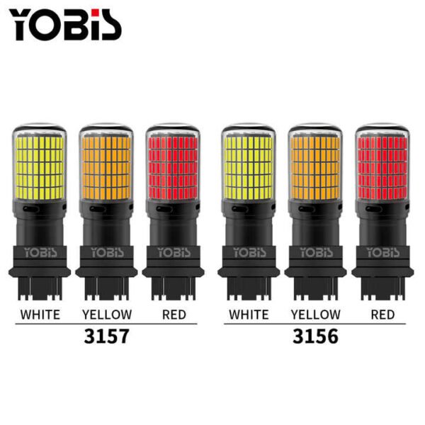 Yobis 150smd carro LED 1156 1157 7440 7443 canbus led luz de sinalização luz de freio - Imagem 8