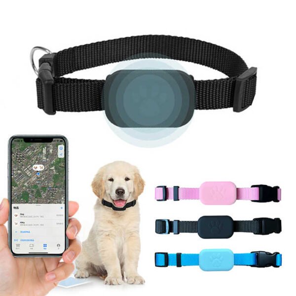 Colar inteligente anti-perda para animais de estimação, dispositivo à prova d'água com localizador inteligente e rastreador GPS para Apple IOS FindMy - Imagem 2